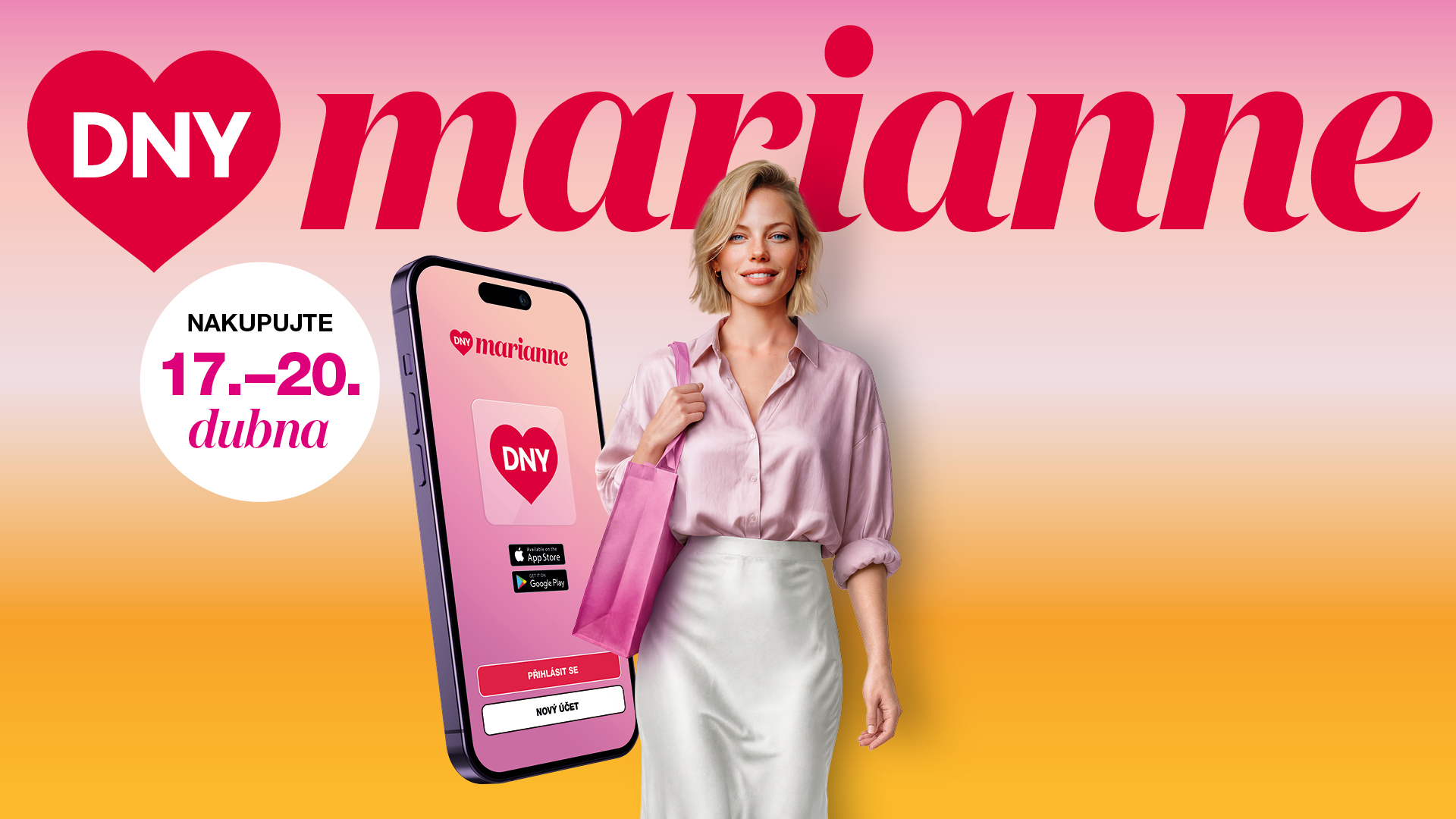 Dny Marianne jsou opět tady: nejoblíbenější nákupní akce v Česku nabídne v dubnu stovky slev i nové digitální výhody